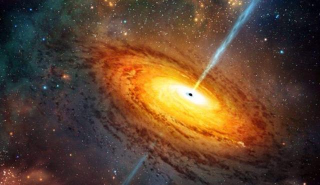 我们拍摄到的m87中心黑洞是多久以前的(5500万光年)?