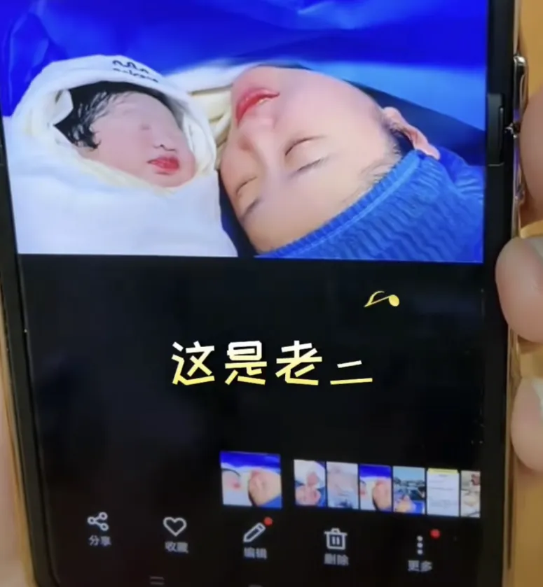 “刘能”儿子王亮二胎得子，剖腹产孩子8斤多，亲妈温美玲陪产 第12张图片