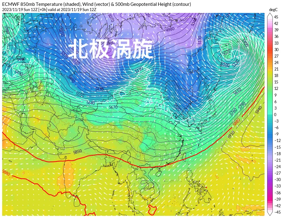 下半年最强！紫红涡旋将现身，西伯利亚或-50度！分析：我国偏暖 第1张图片