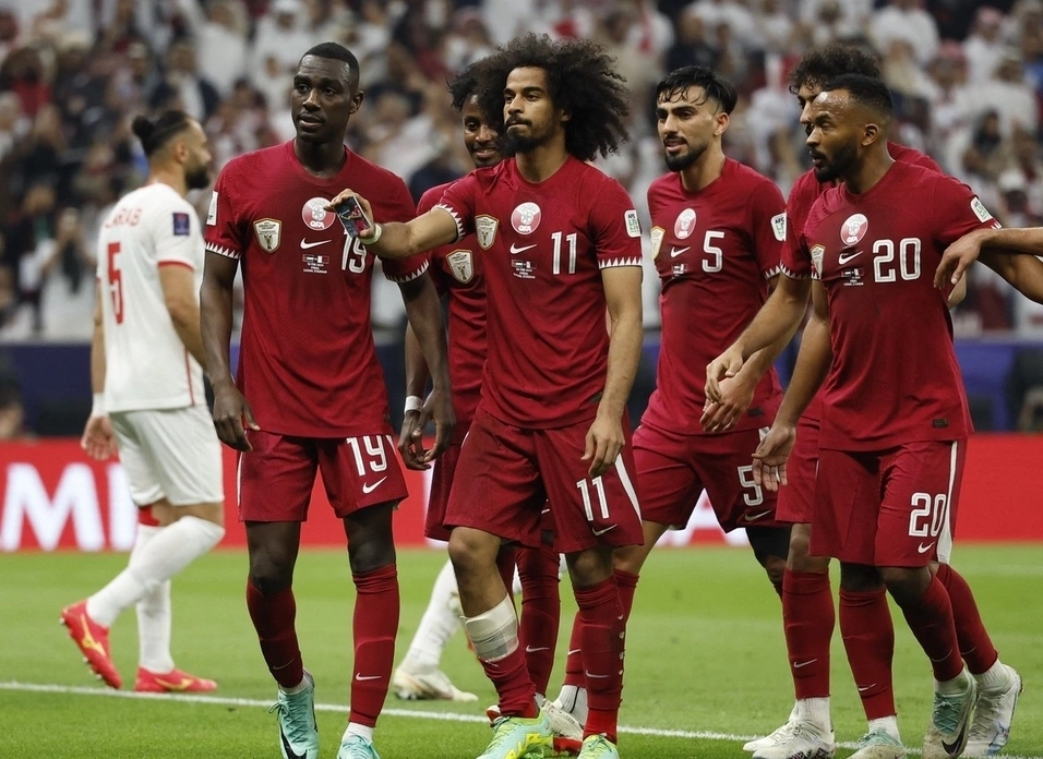 亚洲杯：卡塔尔3-1克服约旦，成功卫冕，马宁判给东道主3点球 第1张图片