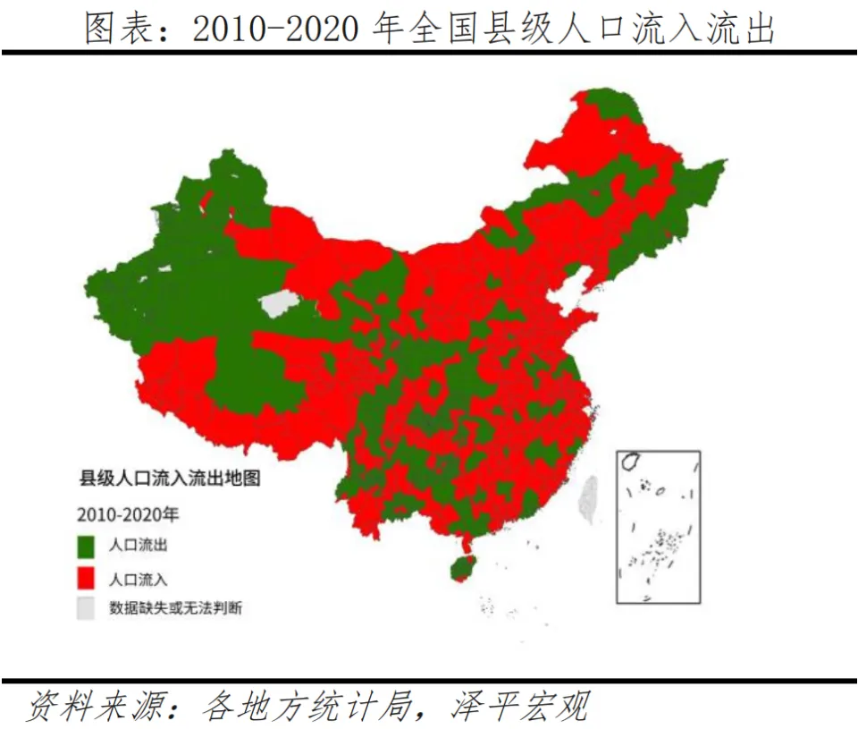 中国生齿大迁移：3000县全景显现 第14张图片