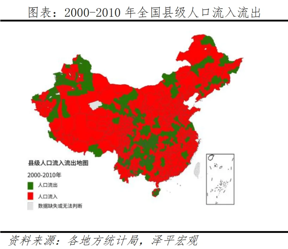 中国生齿大迁移：3000县全景显现 第13张图片