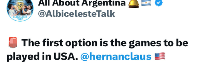 阿根廷队角逐不取消？有望易地停止，为照顾梅西，或在美国举行 第3张图片